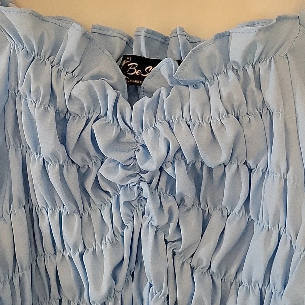 CUTE BABY BLUE LONGSLEEVE TOP - Picture 4 of 11